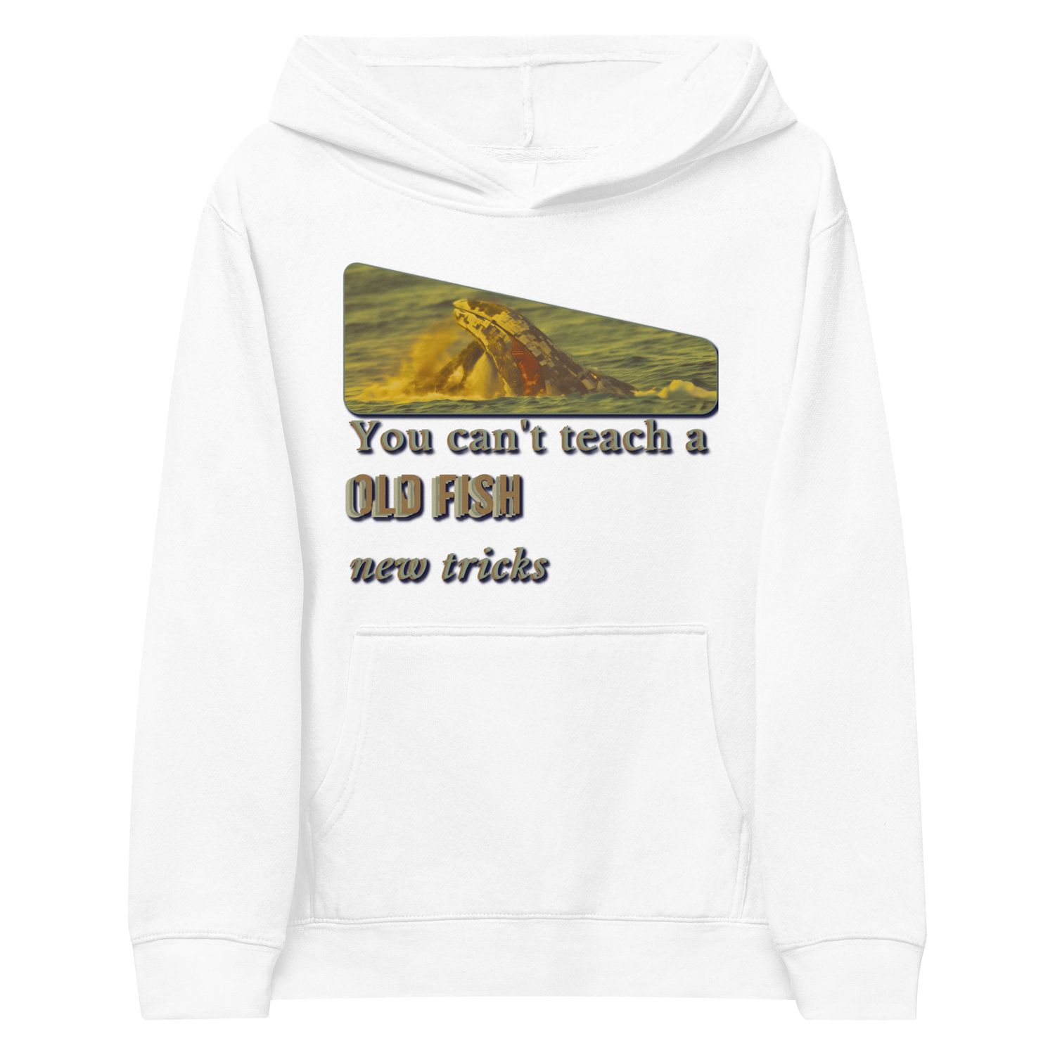 Old Fish fleece hoodie
