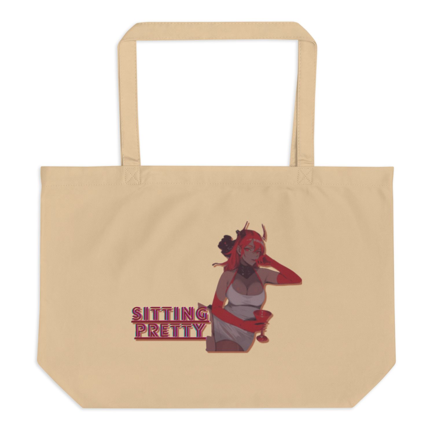 Sitting Pretty organic tote bag