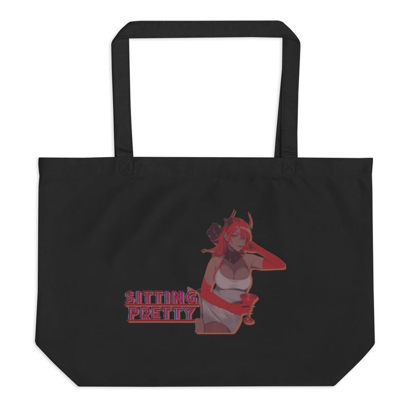 Sitting Pretty organic tote bag