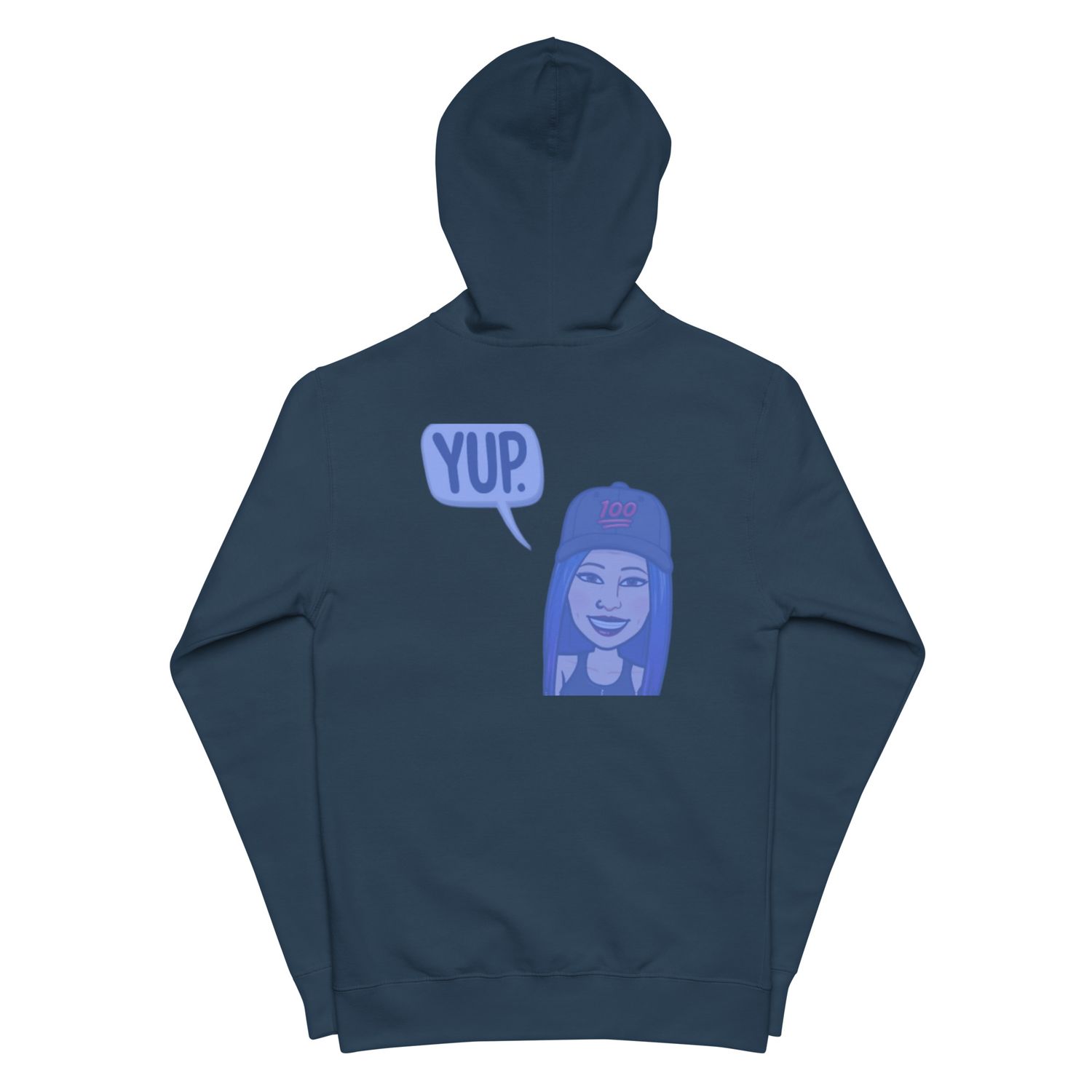 Yup fleece zip up hoodie