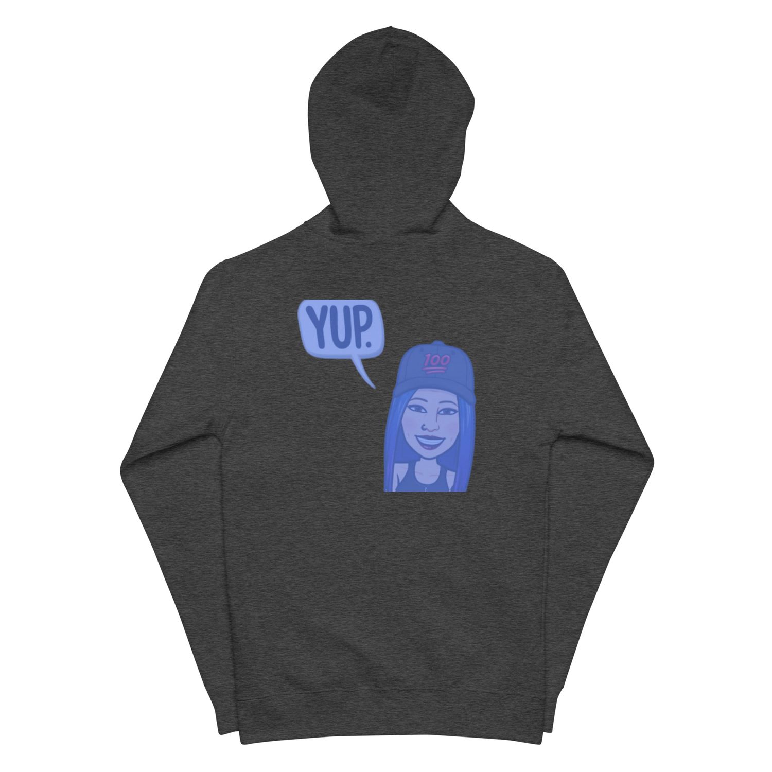 Yup fleece zip up hoodie