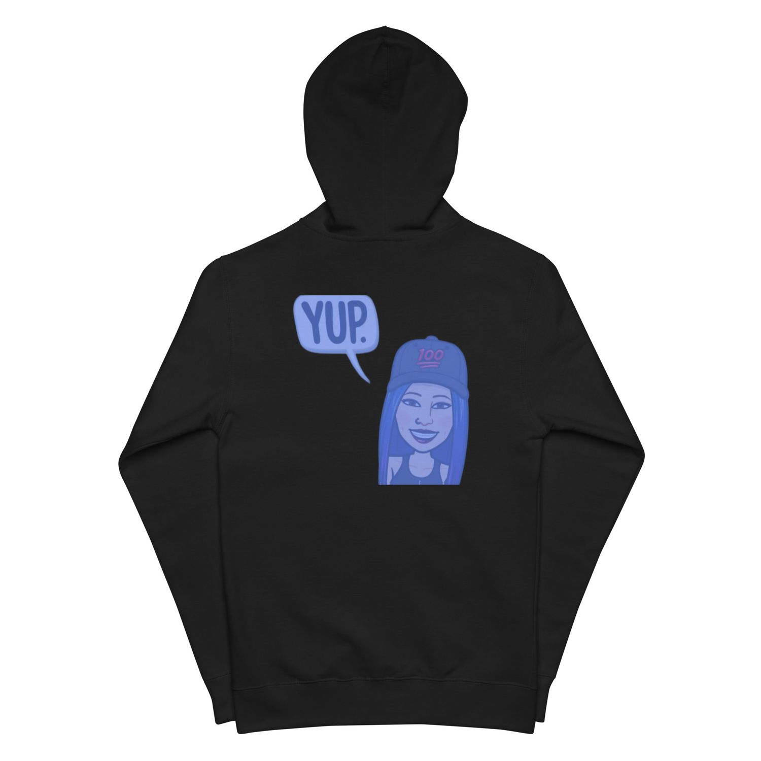 Yup fleece zip up hoodie