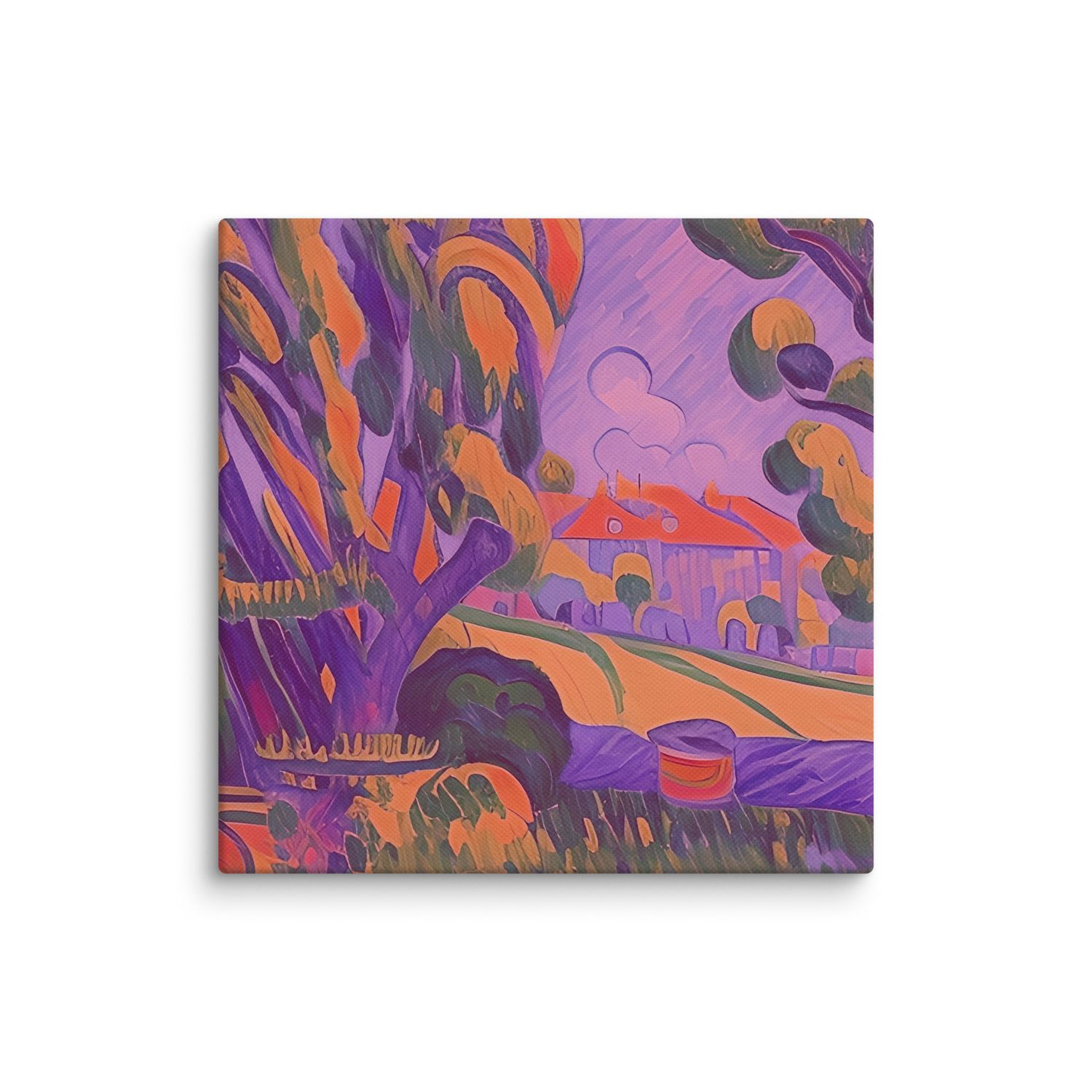 Purple Trees Canvas