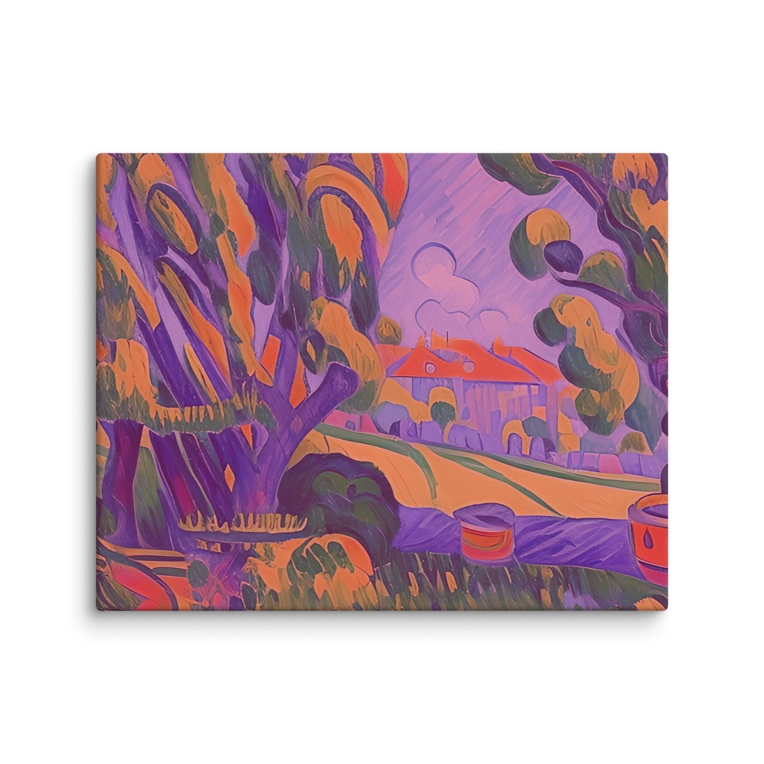 Purple Trees Canvas