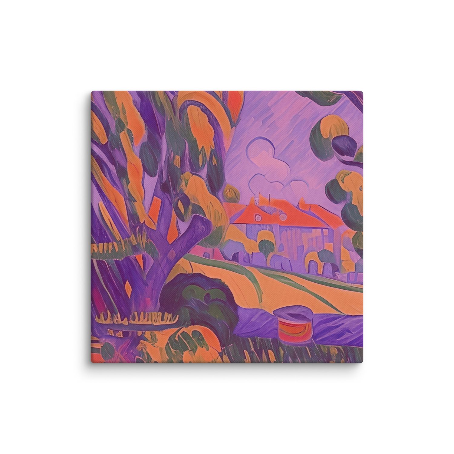 Purple Trees Canvas