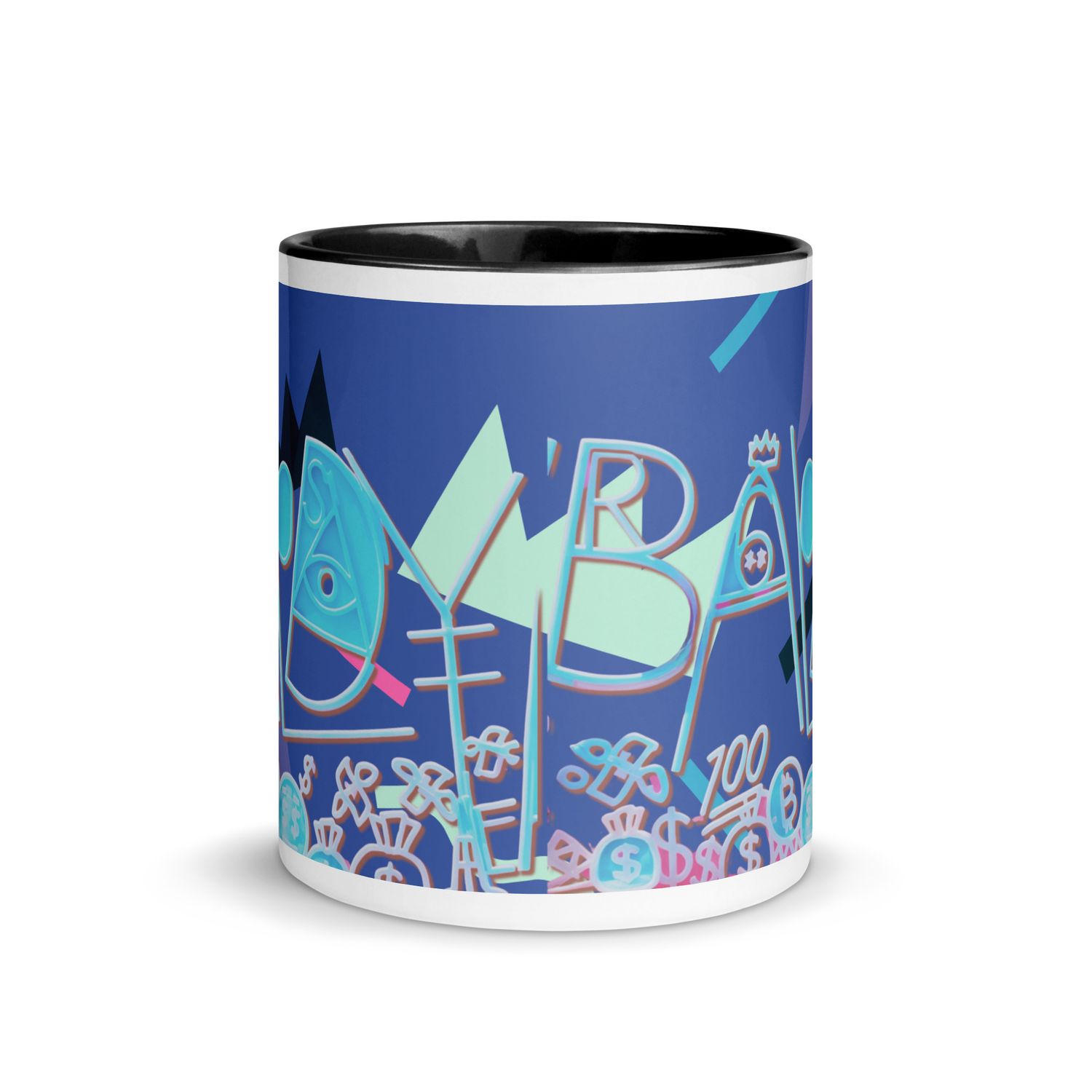 Baldy Mug with Color Inside