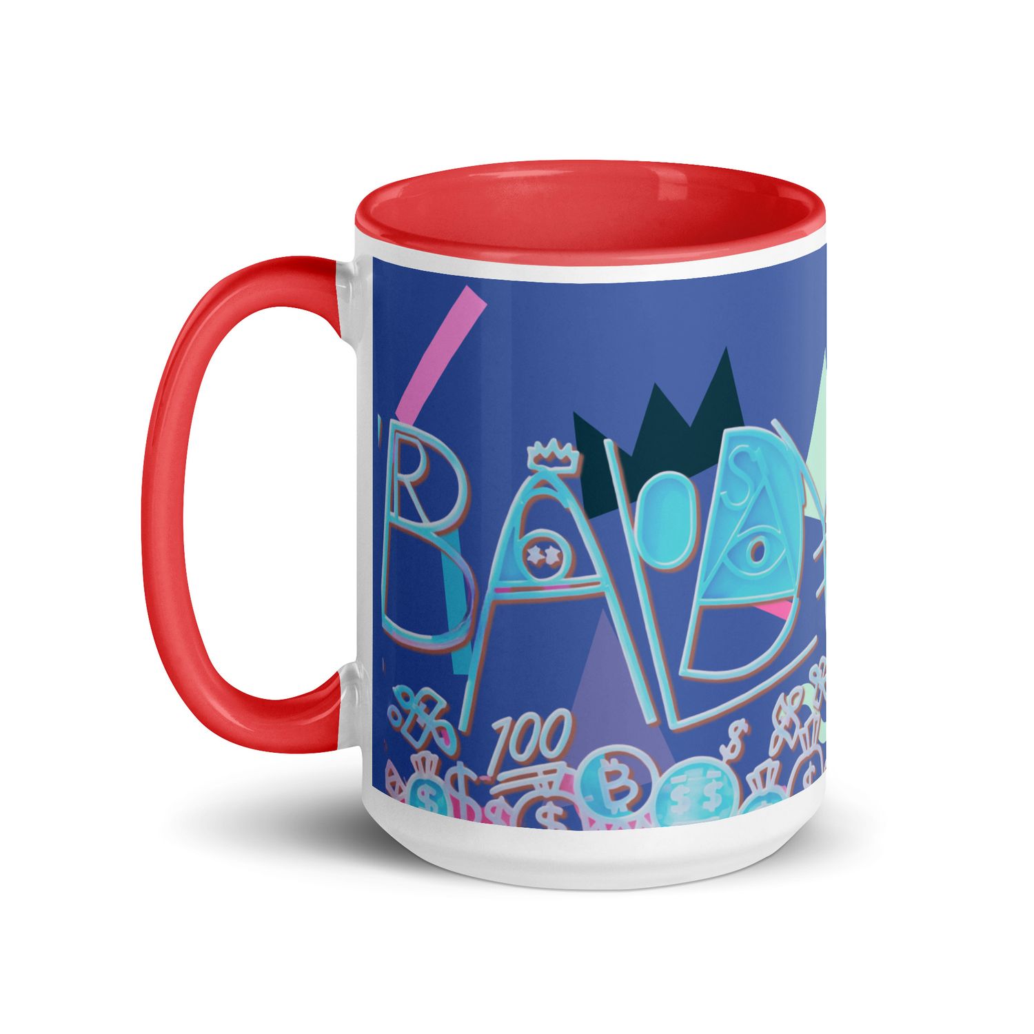 Baldy Mug with Color Inside