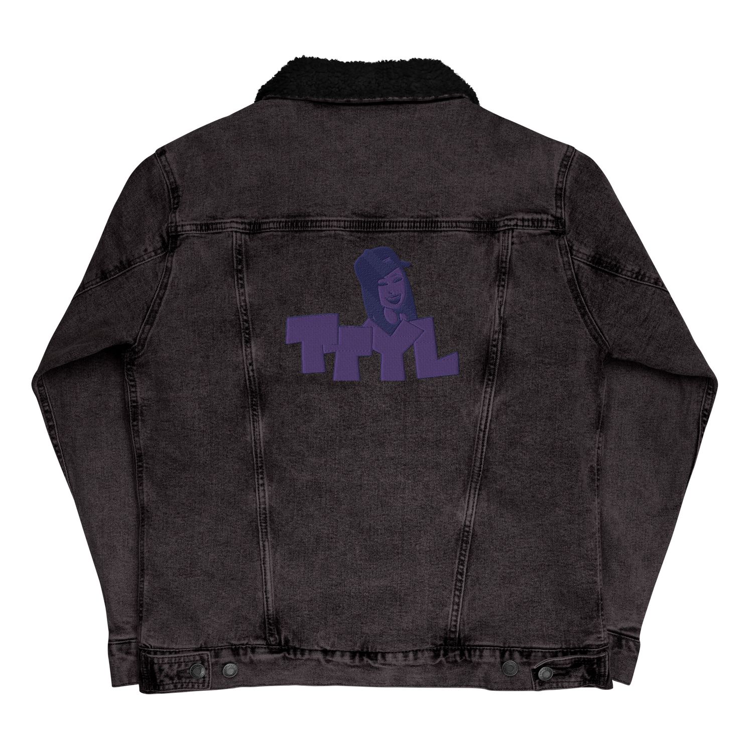 TTYL denim sherpa jacket