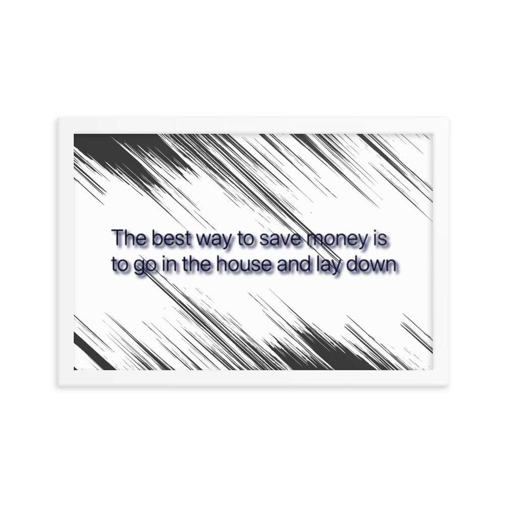 Best Way To Save Money photo paper poster