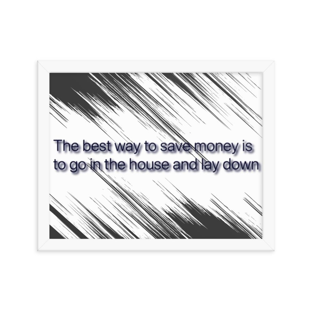 Best Way To Save Money photo paper poster