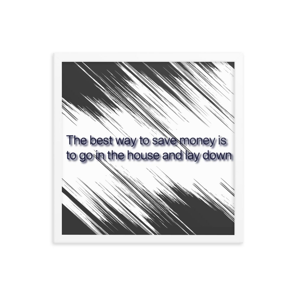 Best Way To Save Money photo paper poster