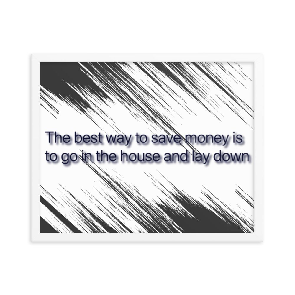 Best Way To Save Money photo paper poster