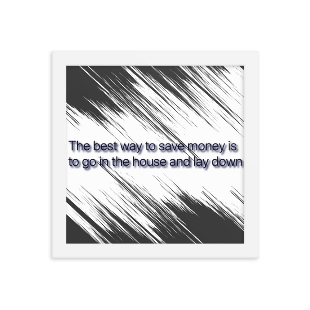 Best Way To Save Money photo paper poster