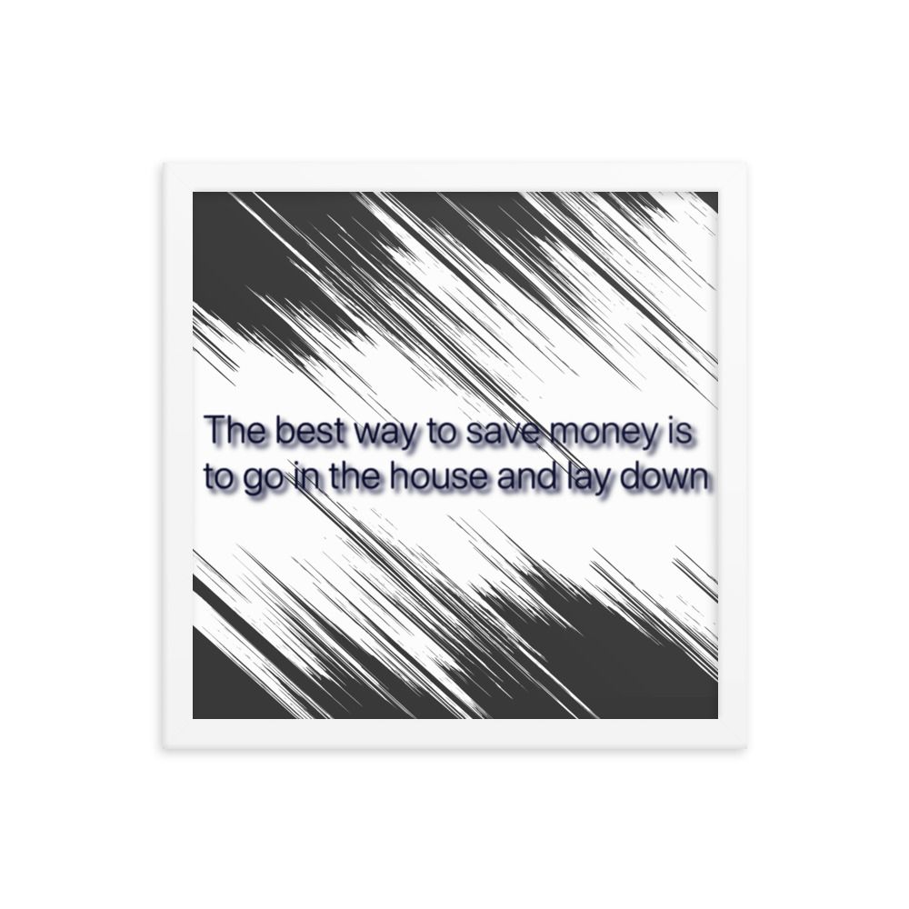Best Way To Save Money photo paper poster