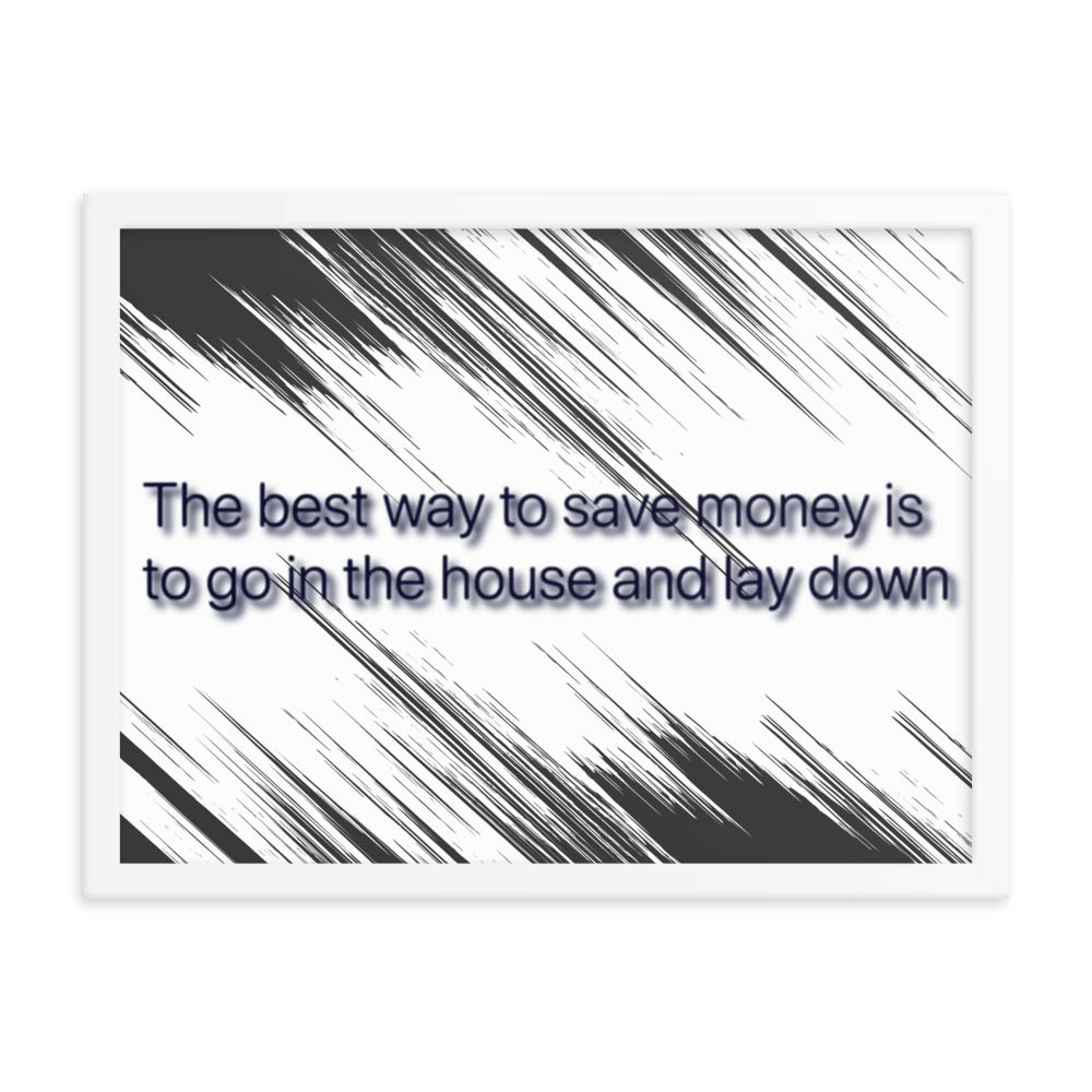 Best Way To Save Money photo paper poster