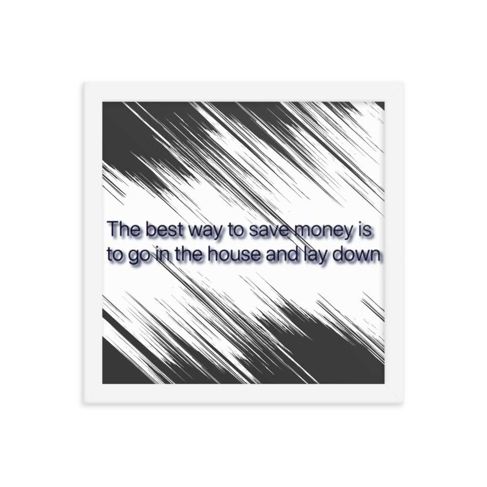 Best Way To Save Money photo paper poster