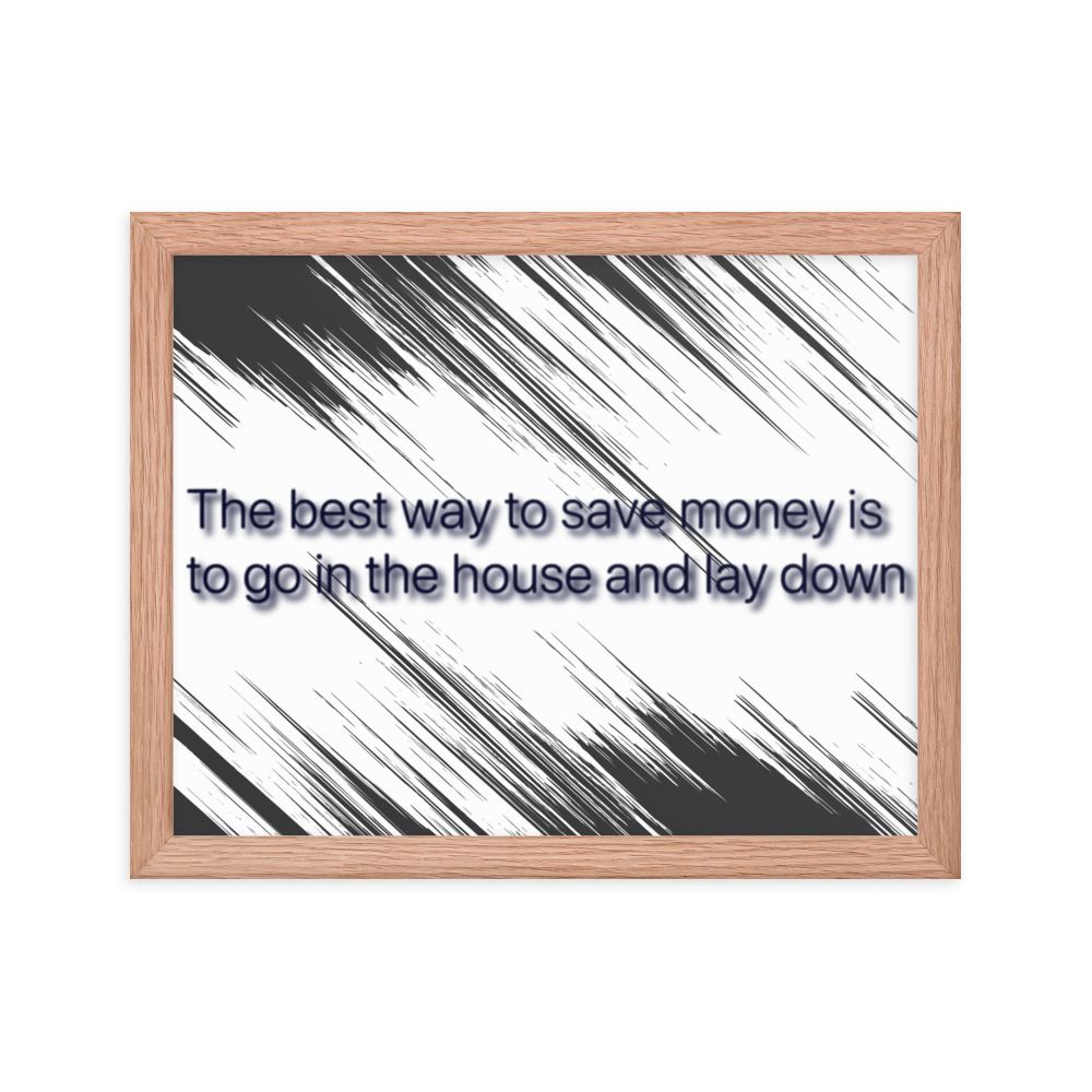 Best Way To Save Money photo paper poster