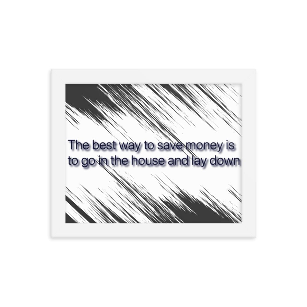 Best Way To Save Money photo paper poster