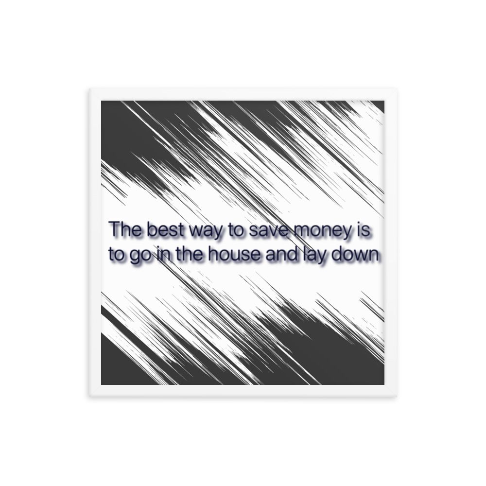 Best Way To Save Money photo paper poster
