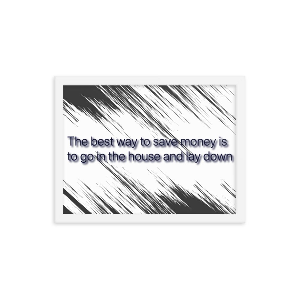 Best Way To Save Money photo paper poster