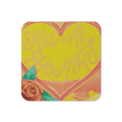Kid At HeArt Cork-back coaster