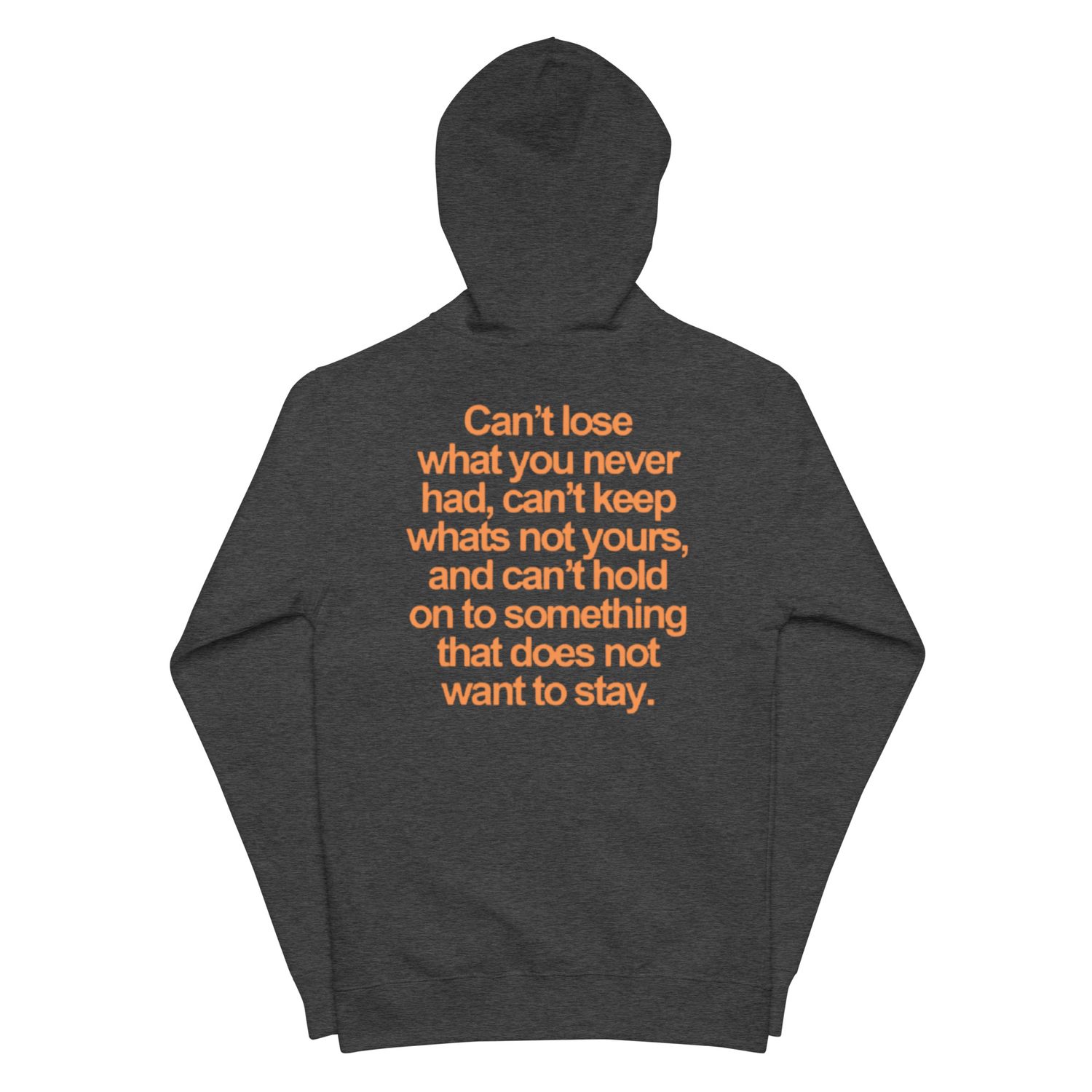 Can&#39;t  fleece zip up hoodie