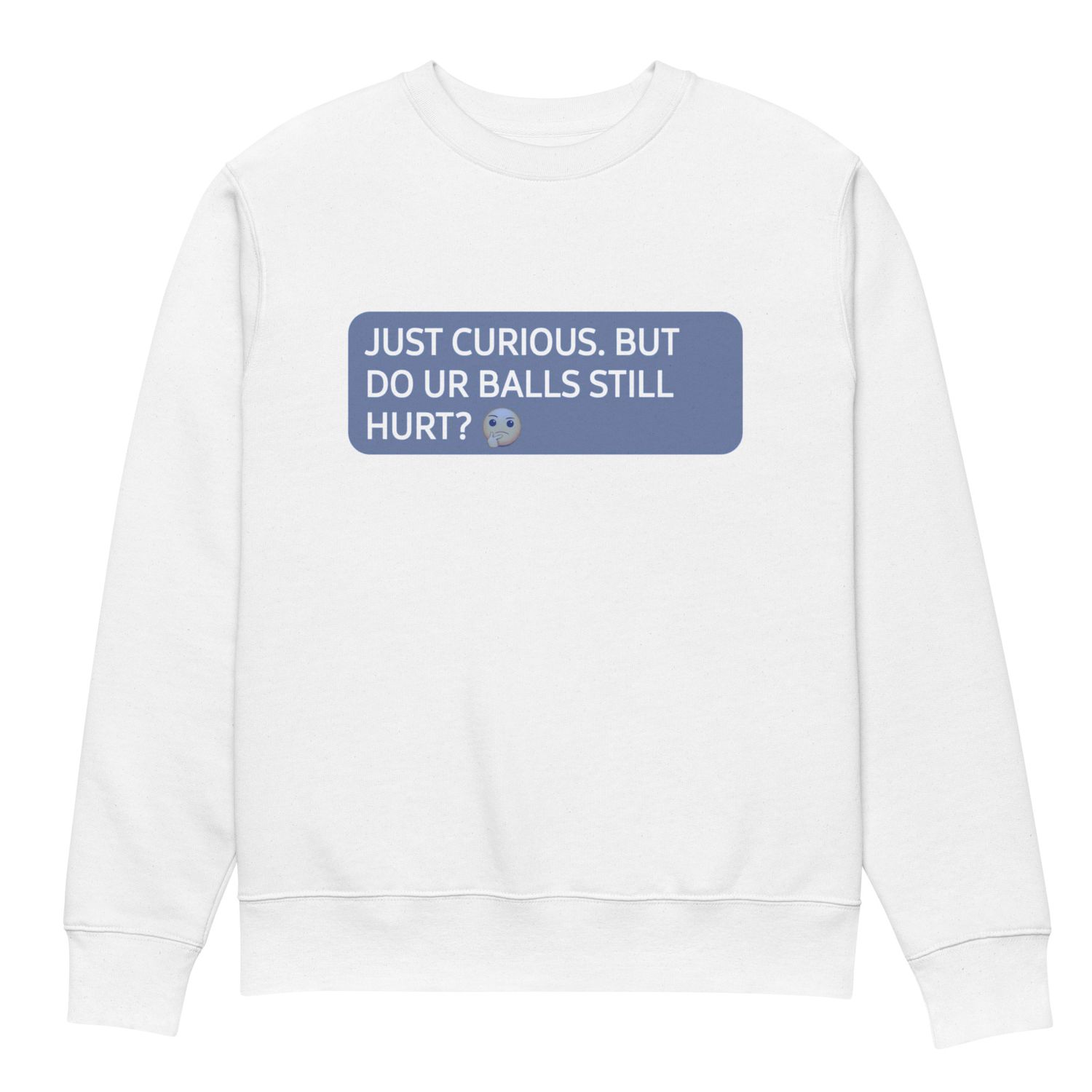 Just Curious eco sweatshirt