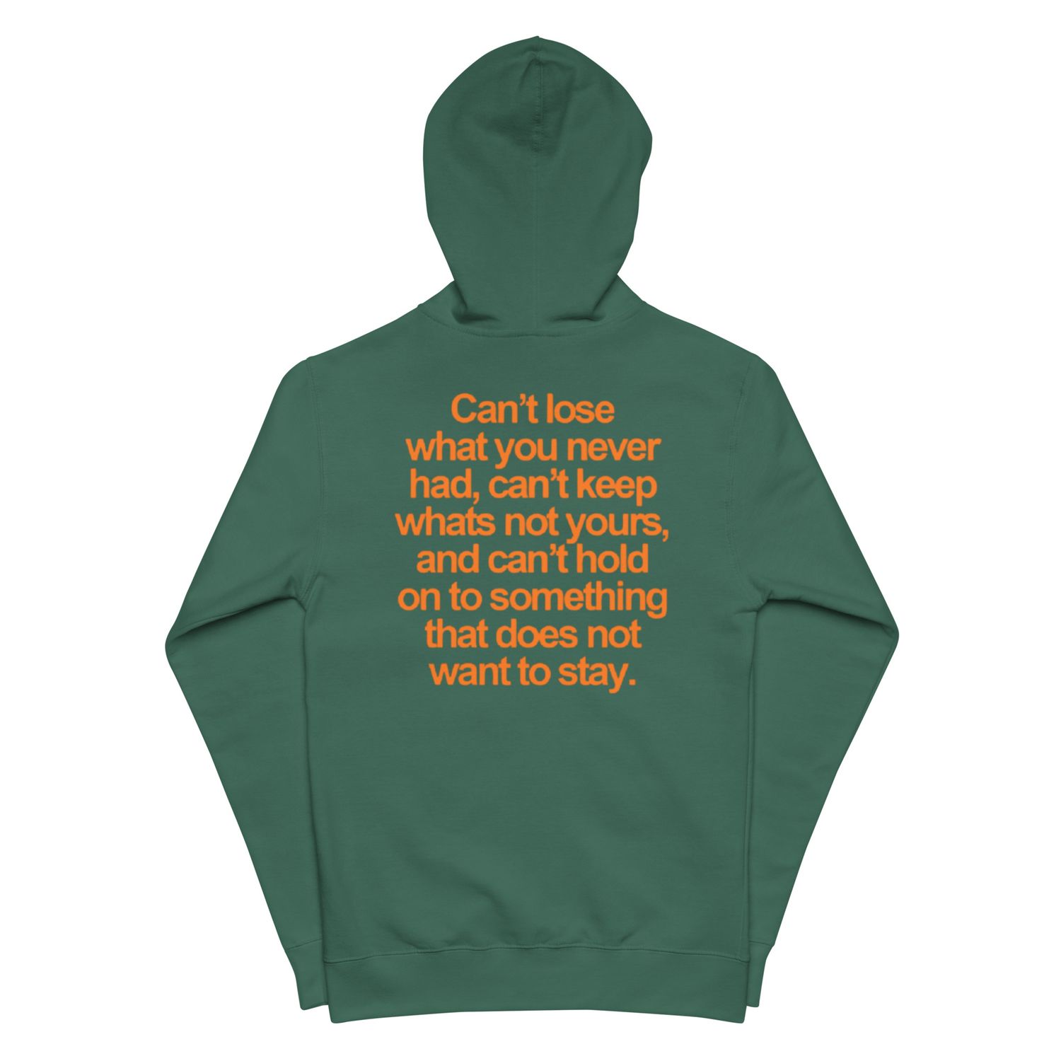 Can&#39;t  fleece zip up hoodie