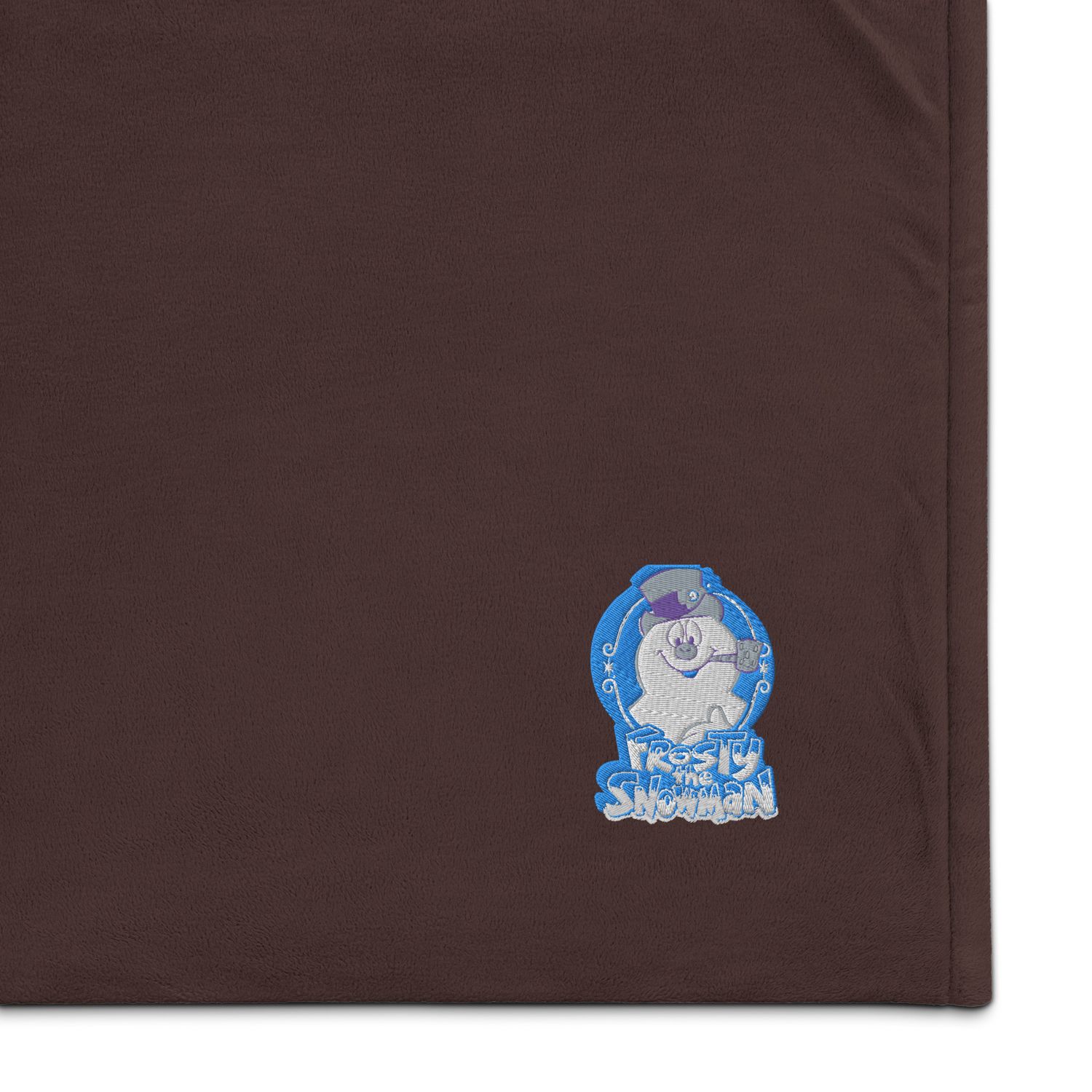 Frosty The Snowman sherpa blanket