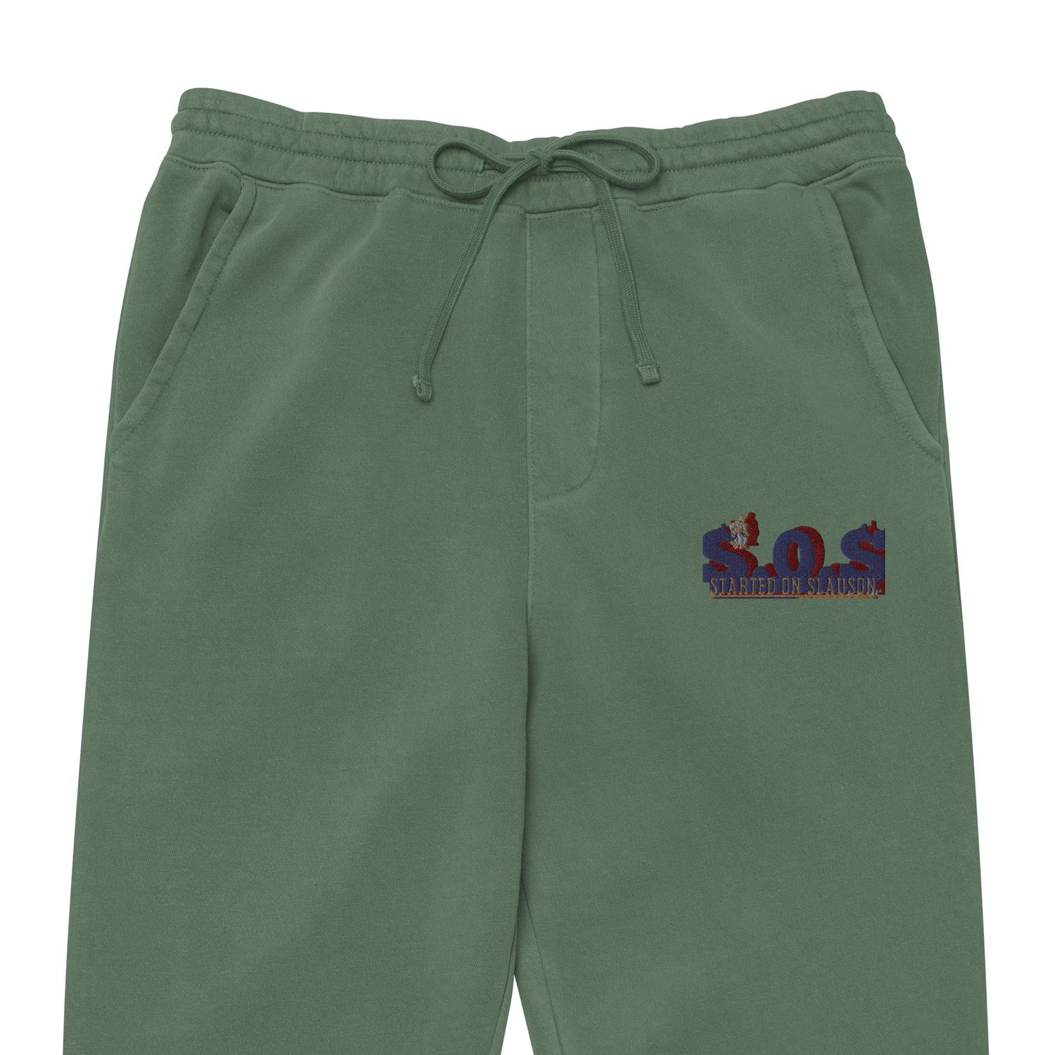 S.O.S pigment-dyed sweatpants