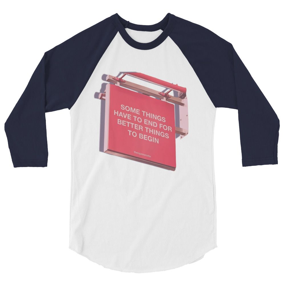 Somethings raglan shirt