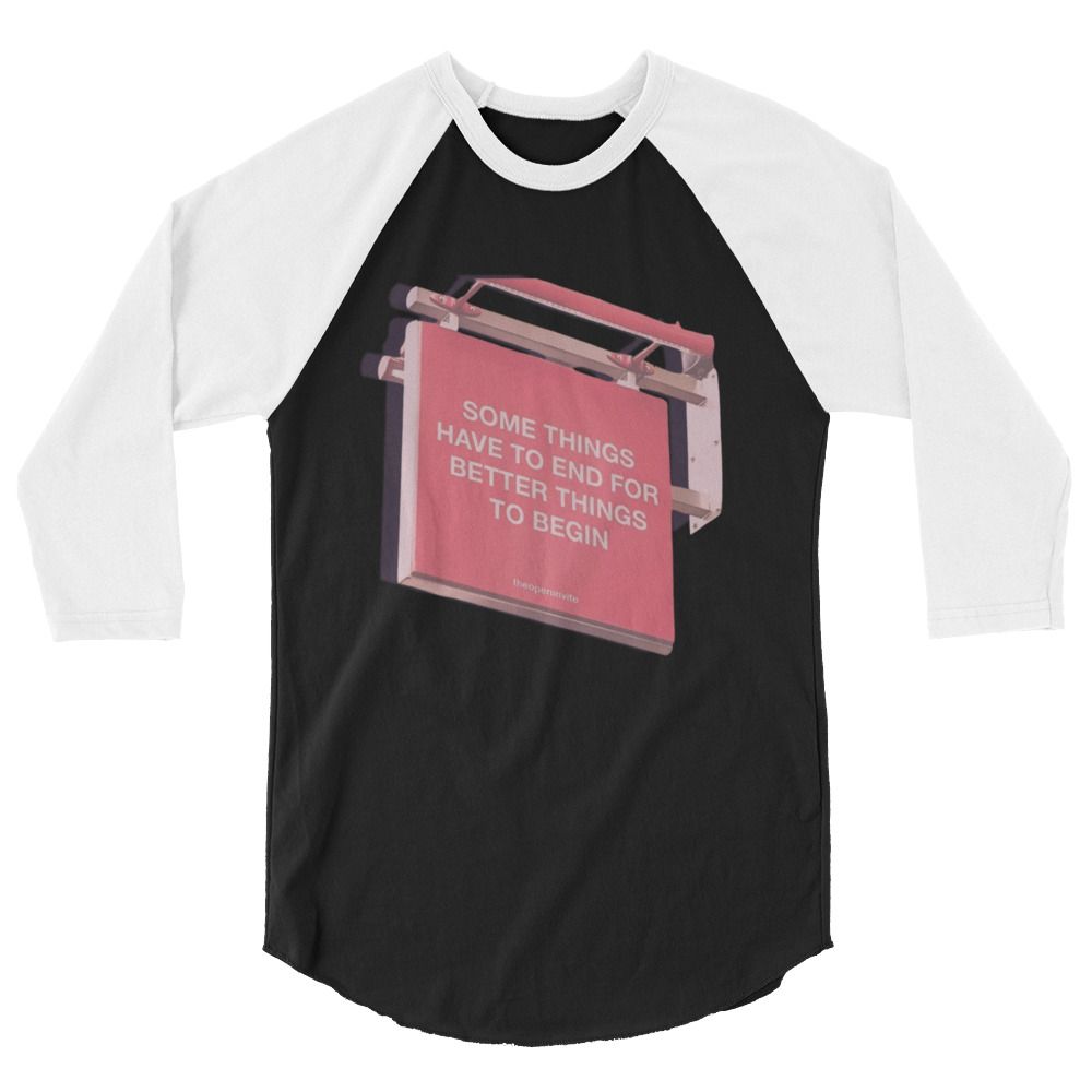 Somethings raglan shirt