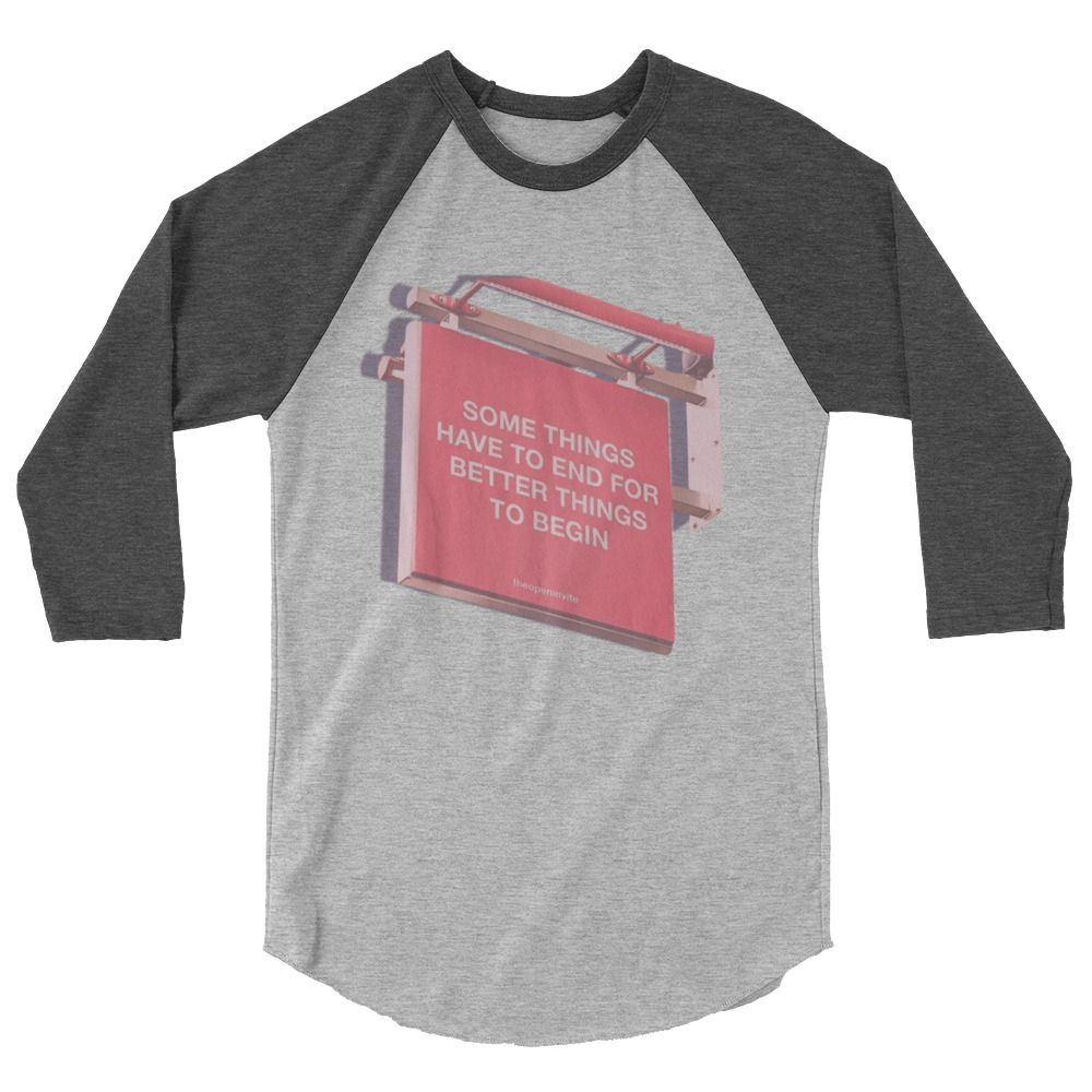 Somethings raglan shirt