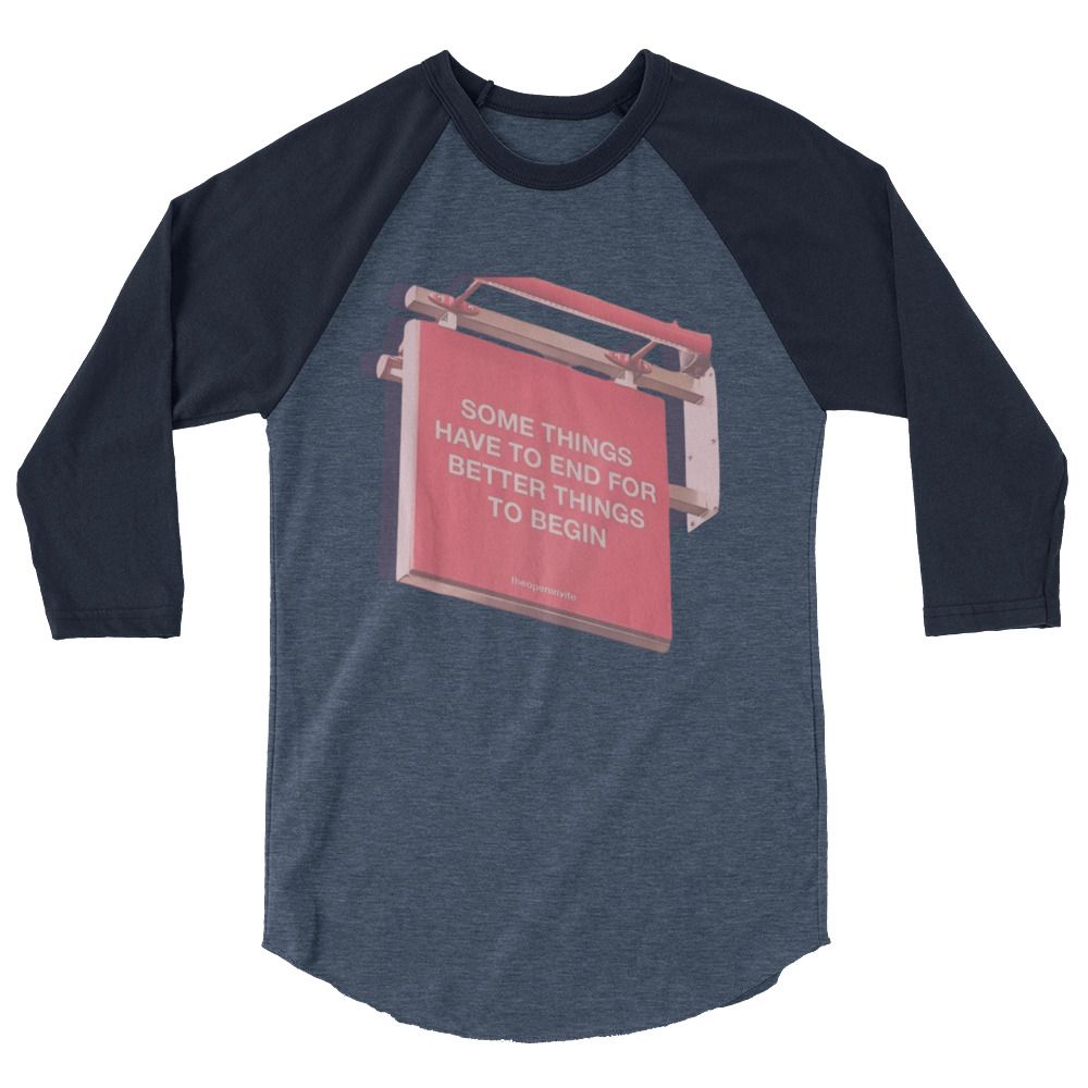Somethings raglan shirt