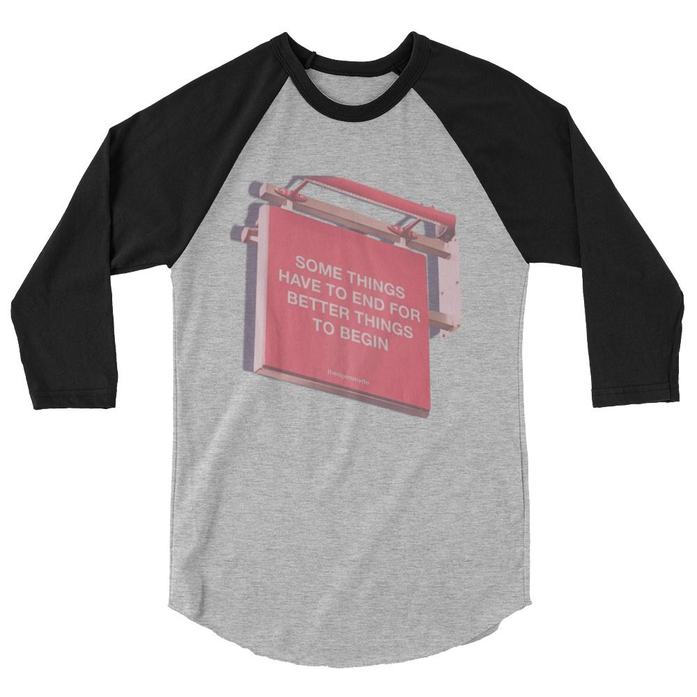 Somethings raglan shirt
