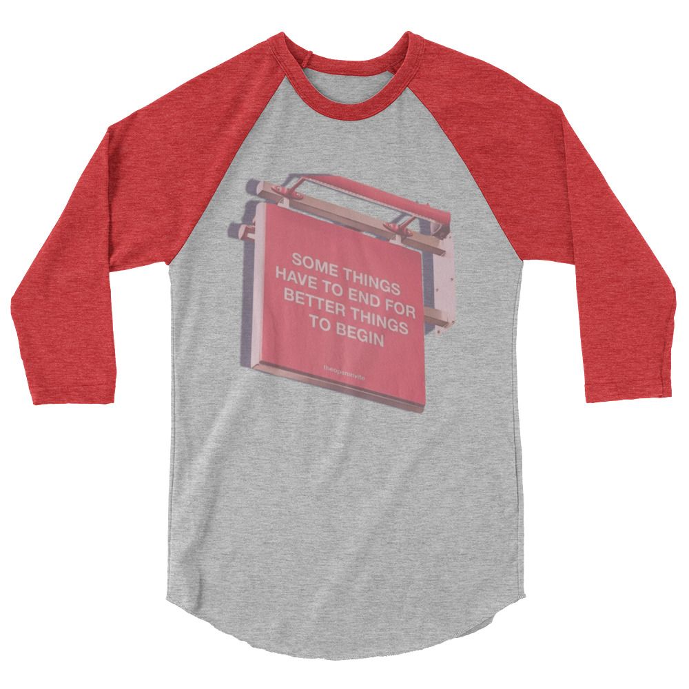 Somethings raglan shirt