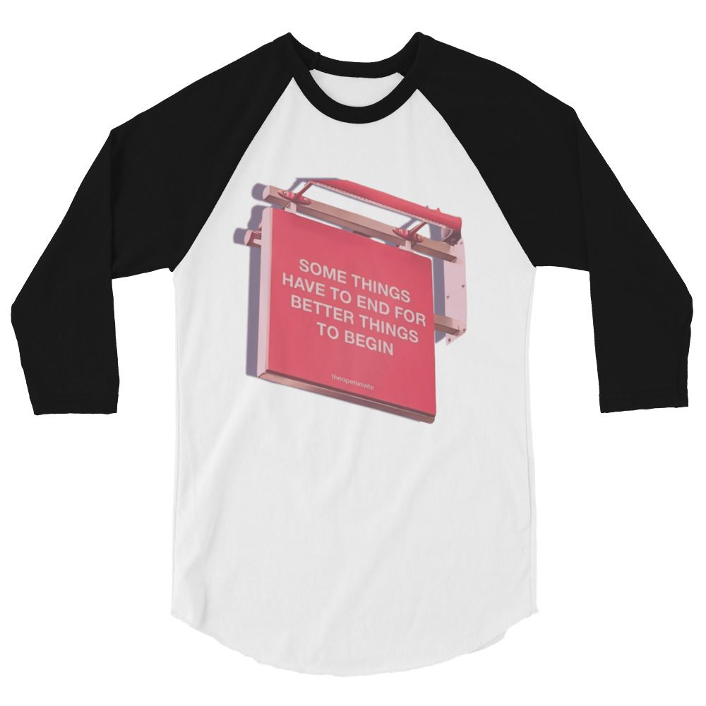 Somethings raglan shirt