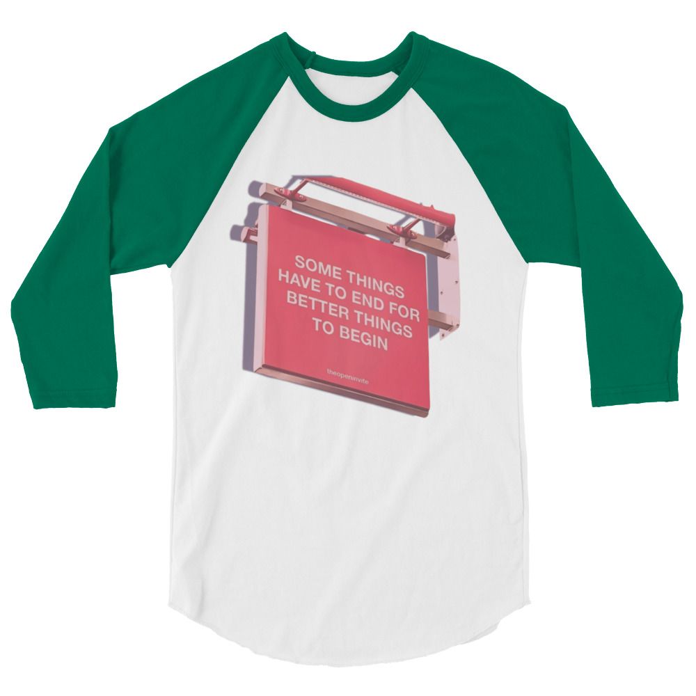 Somethings raglan shirt