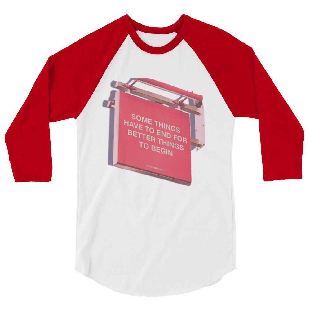 Somethings raglan shirt