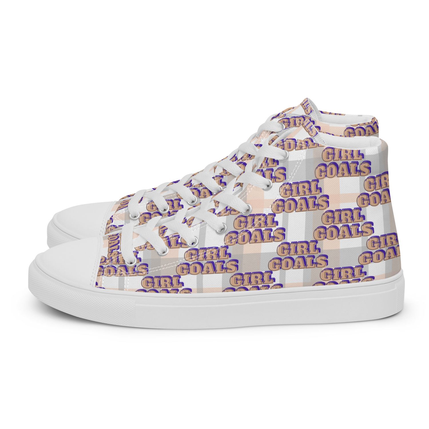 Girl Goals high top shoes