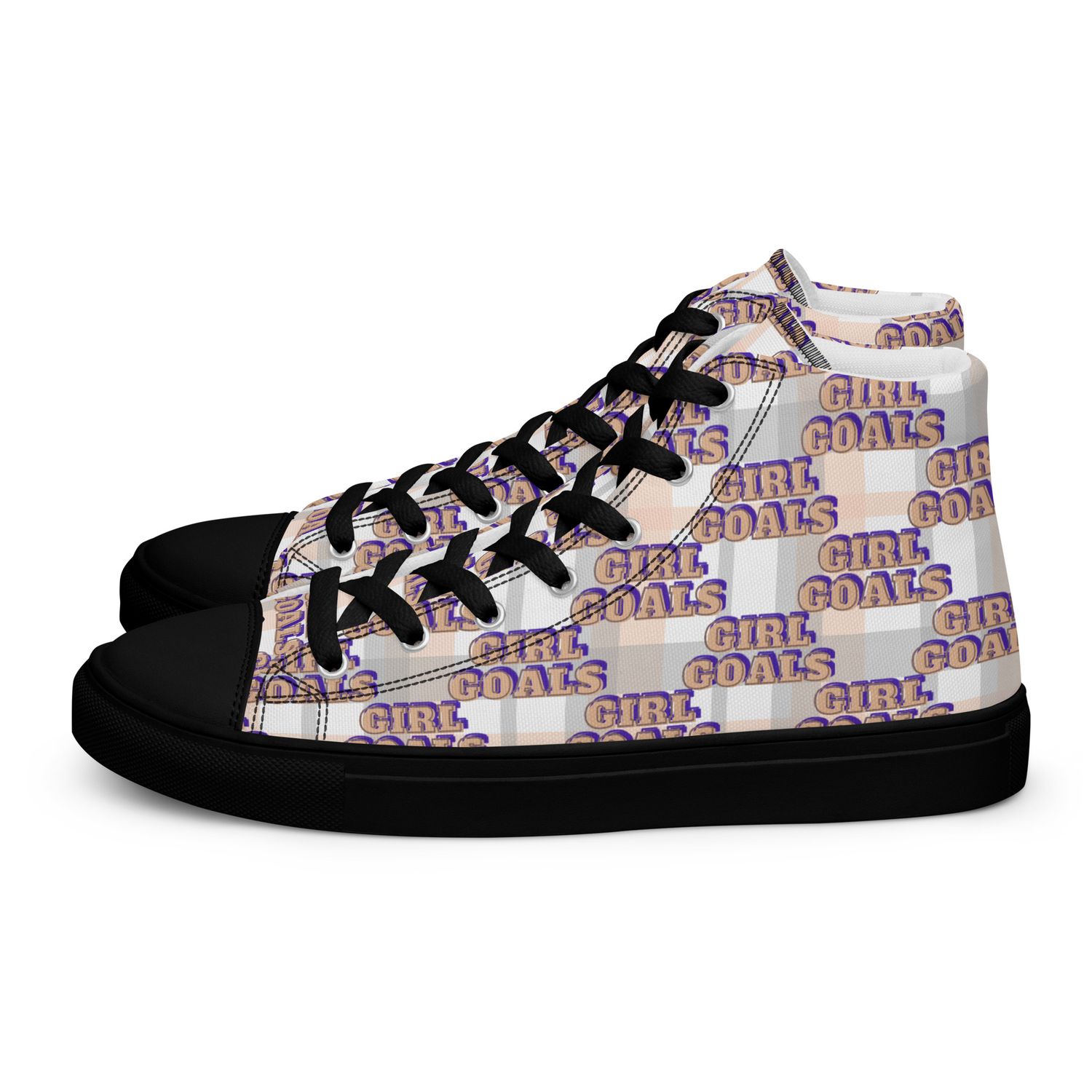 Girl Goals high top shoes
