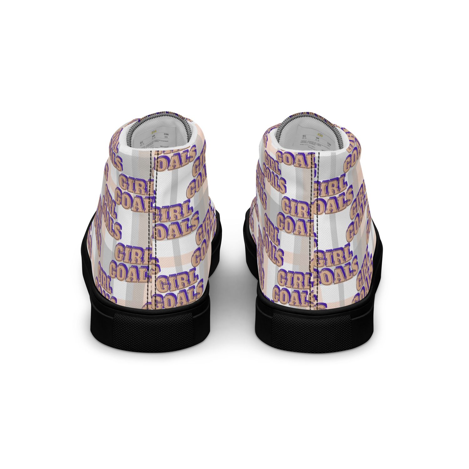 Girl Goals high top shoes