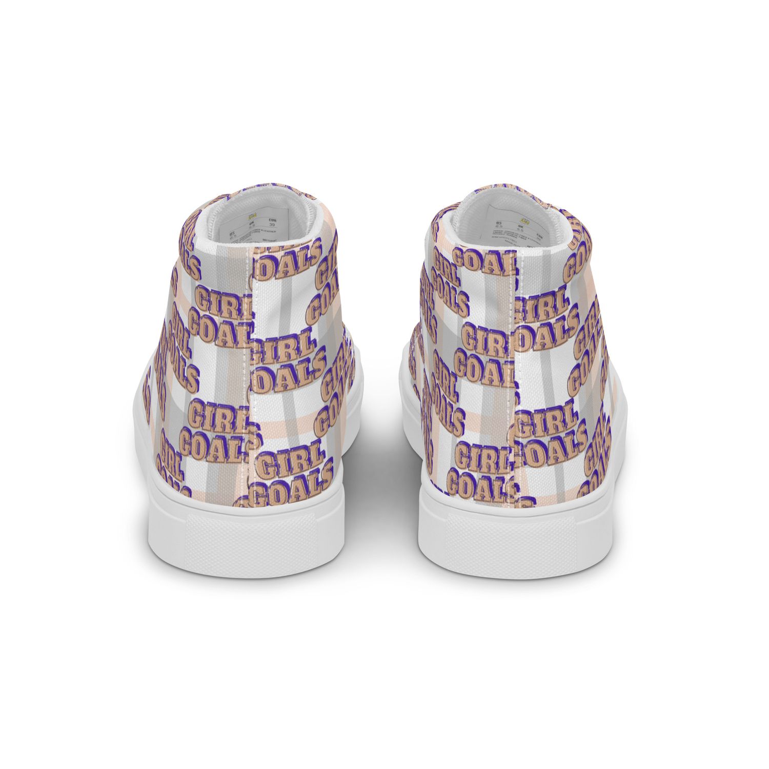 Girl Goals high top shoes