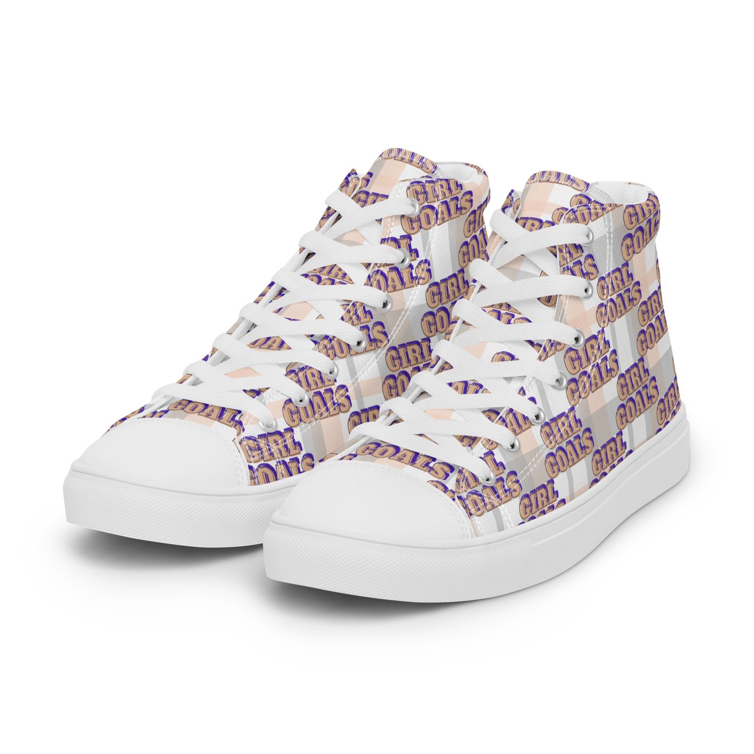 Girl Goals high top shoes