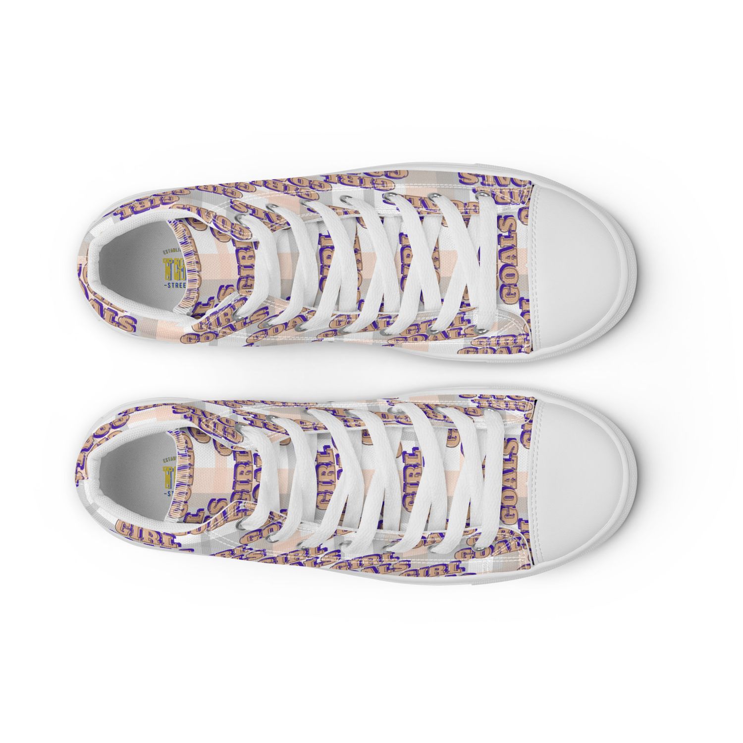Girl Goals high top shoes