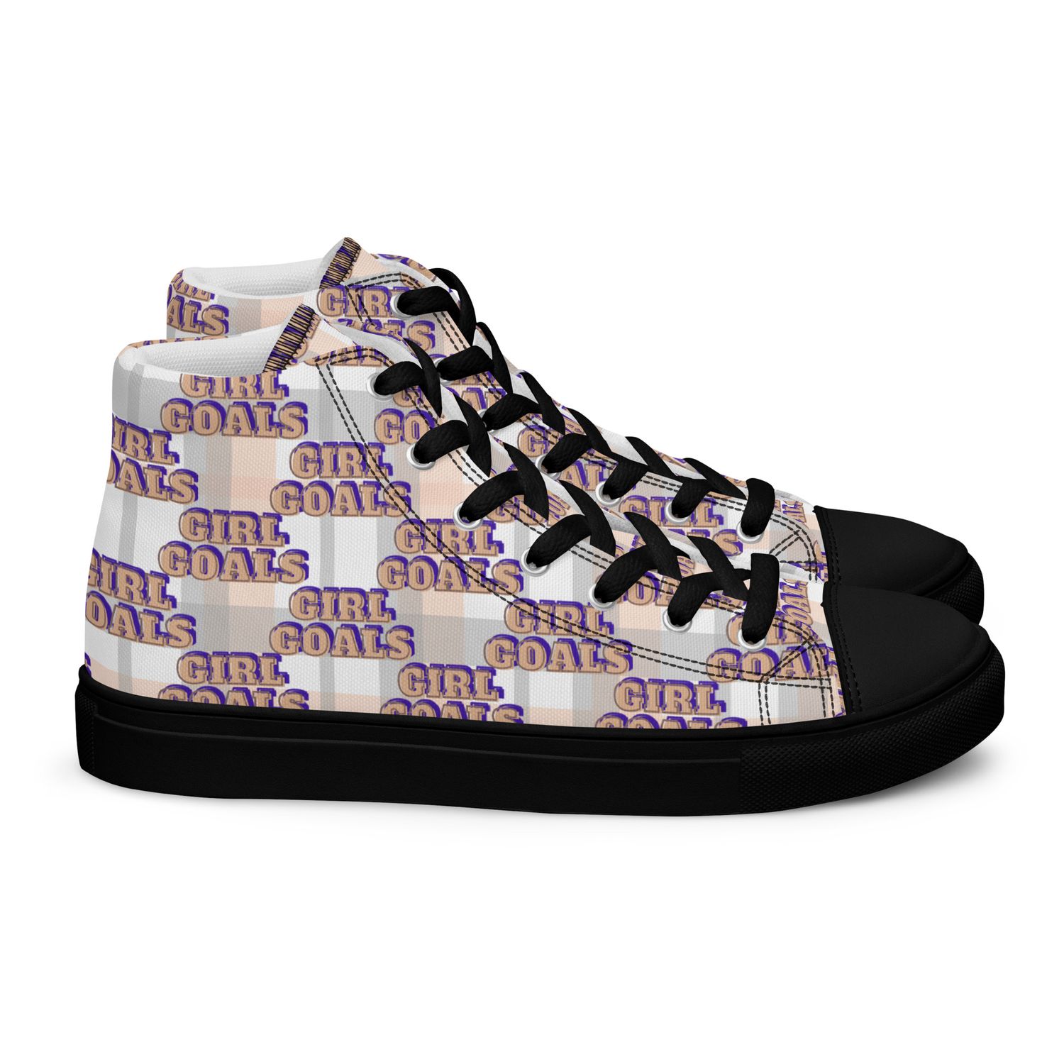 Girl Goals high top shoes