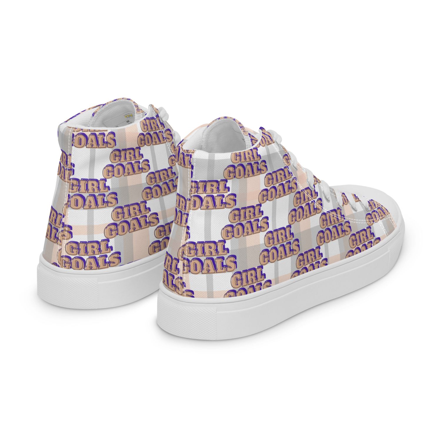 Girl Goals high top shoes