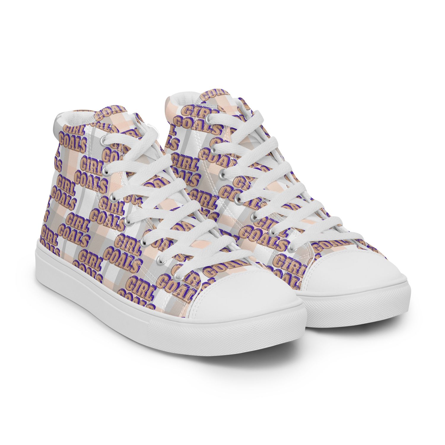 Girl Goals high top shoes
