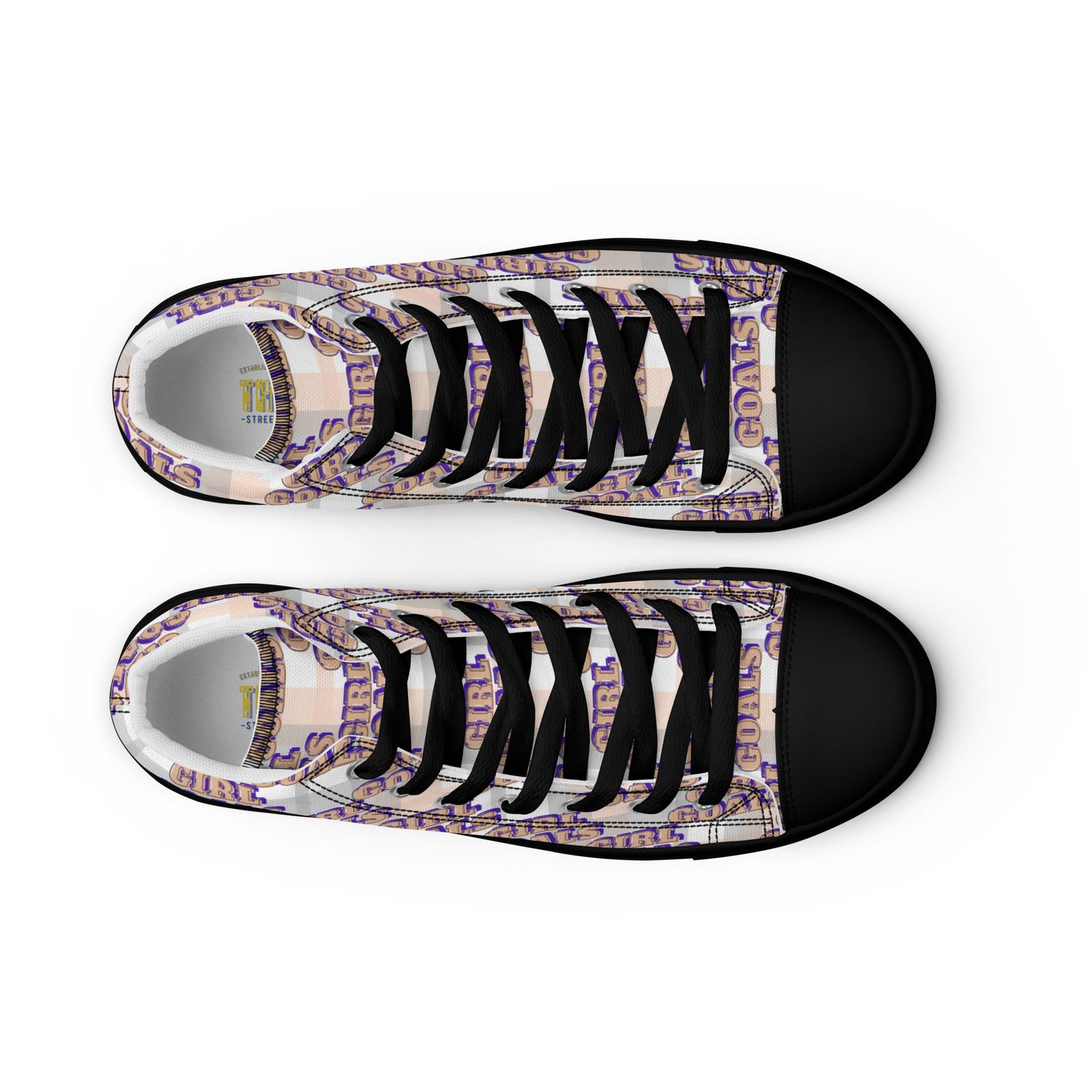 Girl Goals high top shoes
