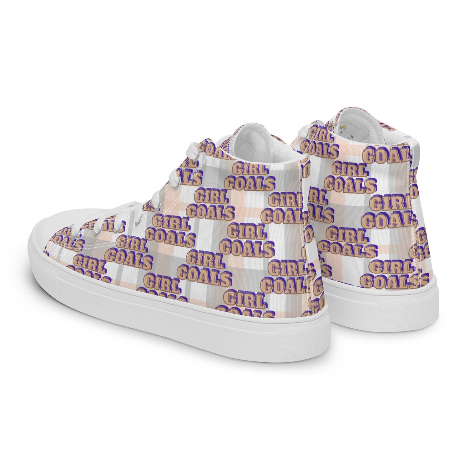 Girl Goals high top shoes